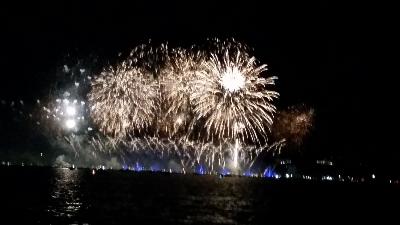 Fête du lac d'Annecy 2023 à bord d' un Bateau 